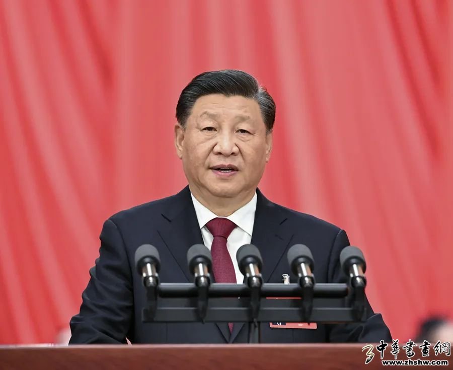 10月16日,中国共产党第二十次全国代表大会在北京人民大会堂开幕。习近平代表第十九届中央委员会向大会作报告。新华社记者 饶爱民 摄
